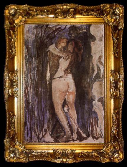 framed  Edvard Munch Woman and death, ta009-2